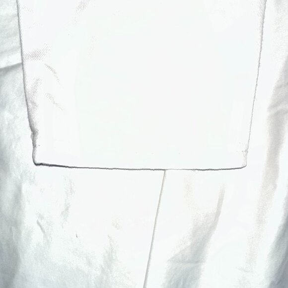 Signature Levi Strauss*White Mid-Rise Cropped Distressed Jeans - Picture 3 of 12